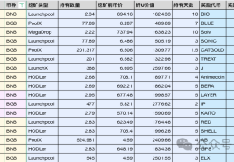 Bitget的BGB和币安的BNB定投效果对比